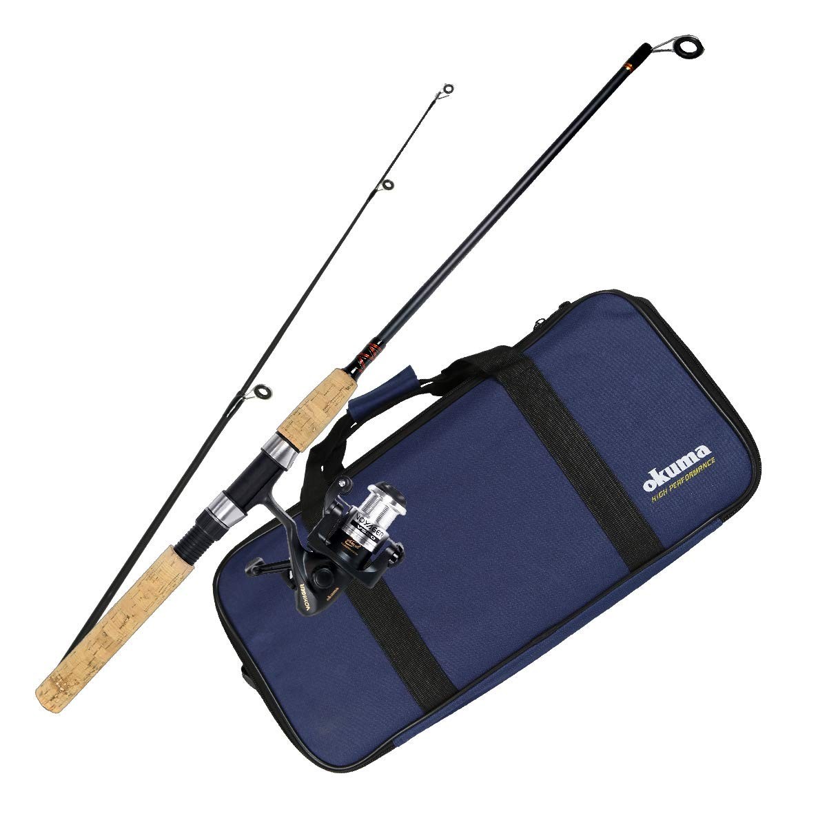 Freshwater Travel Spinning Fishing Rod and Reel Combo Kit – Portable & Lightweig