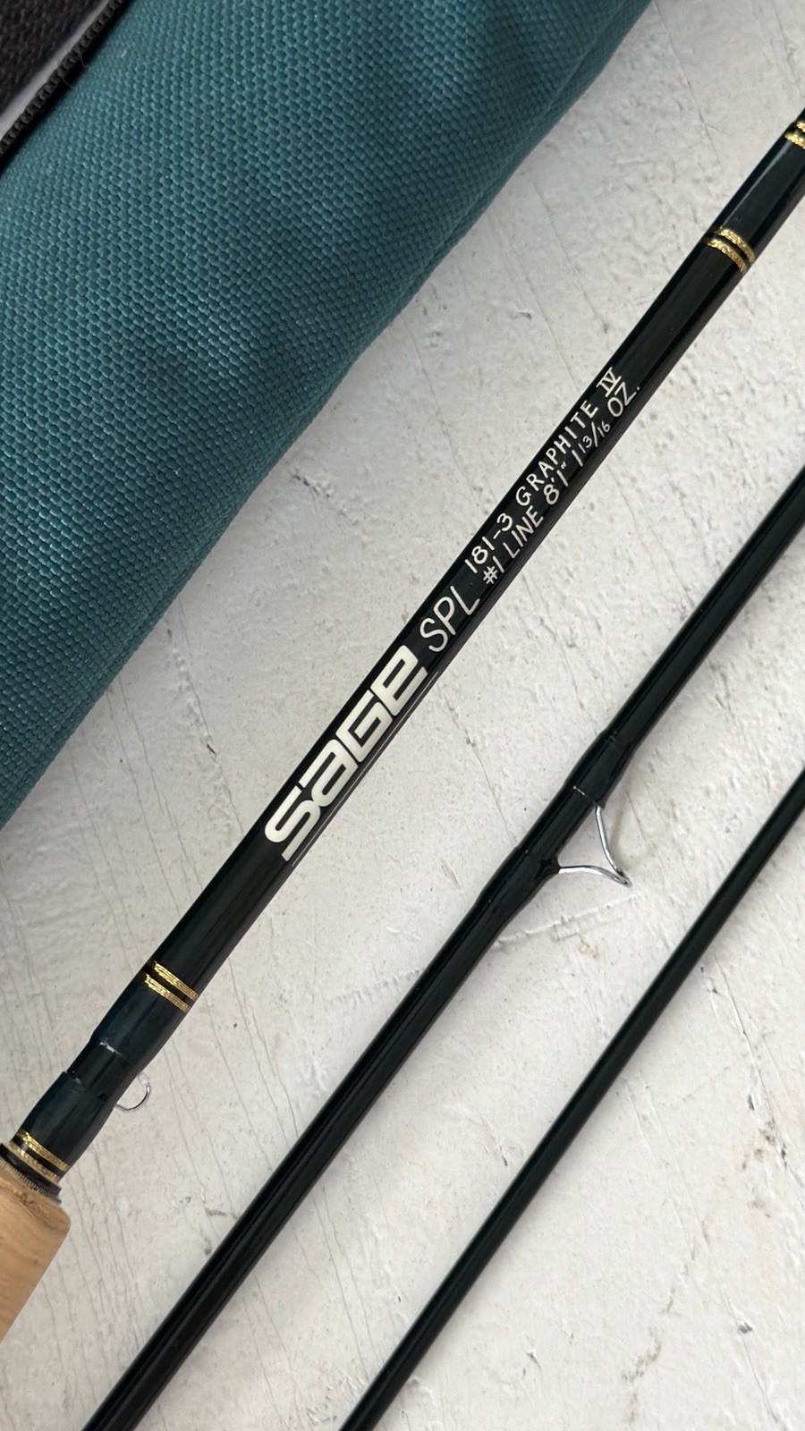 **BEAUTIFUL**🔥~RARE~ SAGE SPL Center Axis 1wt. 8’1in~3pc FlyRod!! ~LEGENDARY~