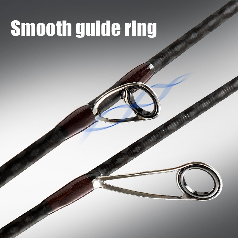 Carbon Fiber Fishing Rod Spinning Casting Ultra-Light High Sensitive Rod Trout