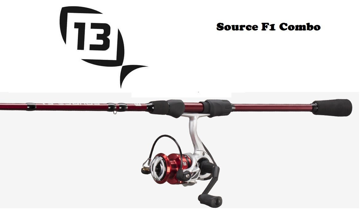 13 Fishing Source F1 6’3″ UL Spinning Combo SORF-SC63UL