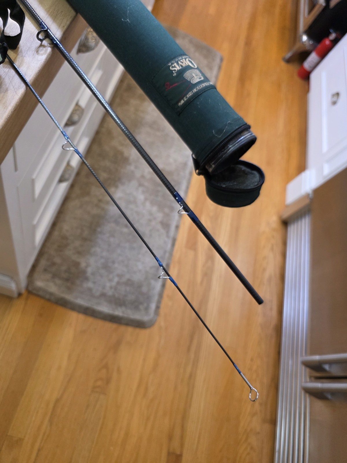Orvis Sulver Label PM-10 Fly Fishing Rod 9’ wt 4 7/8 Oz 8 Wt With Sock And Tube