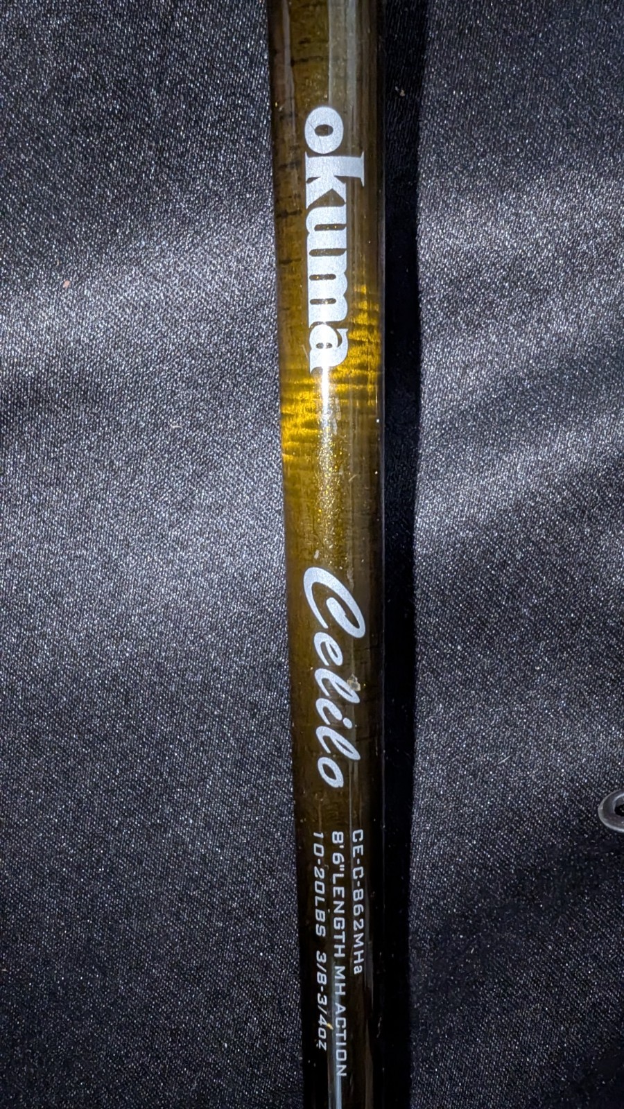 Okuma Celilo Graphite Casting Rod 8′ 6″ 2 Piece Medium Heavy CE-C-862MHa