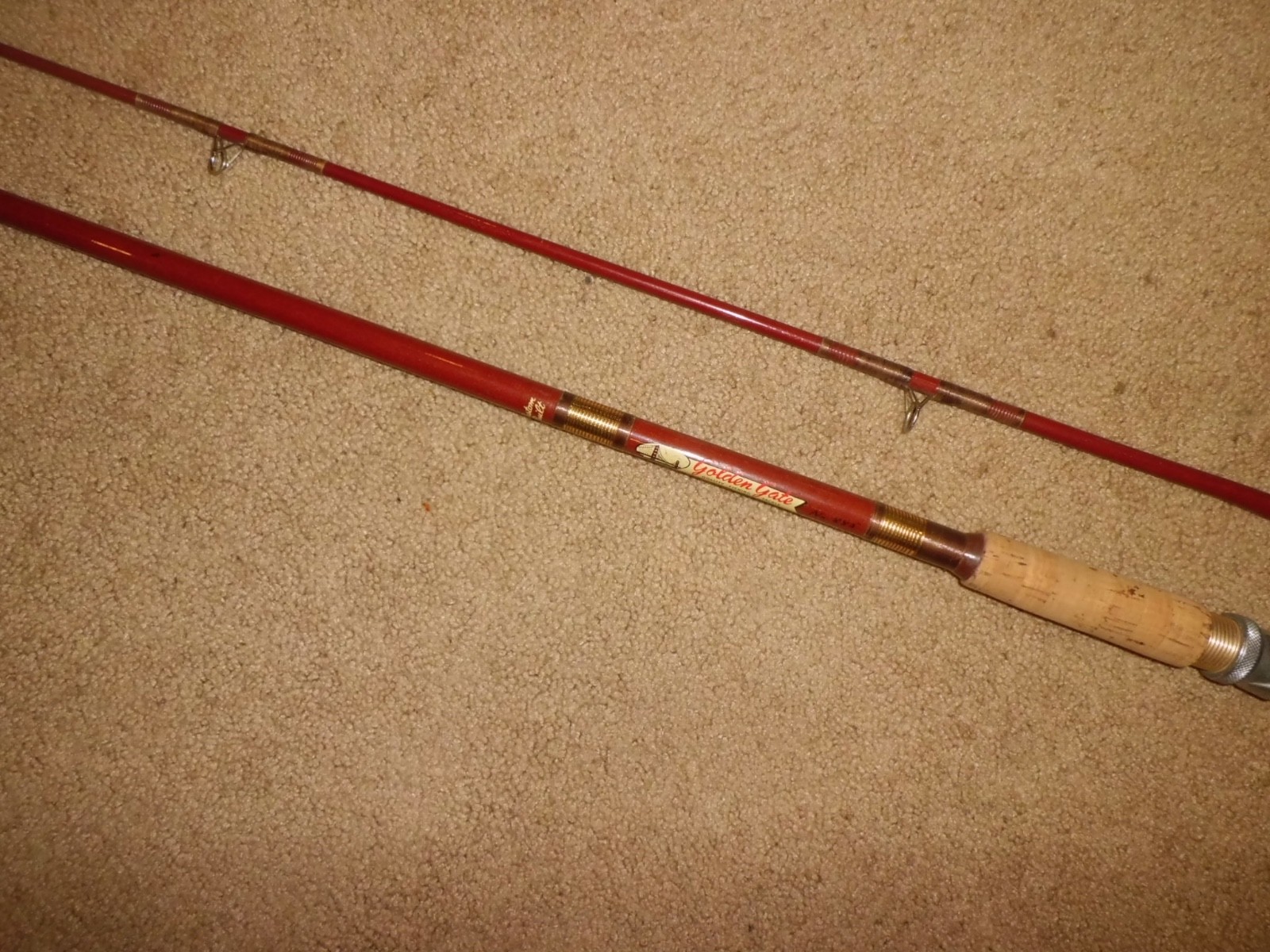 Vintage GOLDEN GATE No. 880 Spinning 9’6″ Rod made in USA