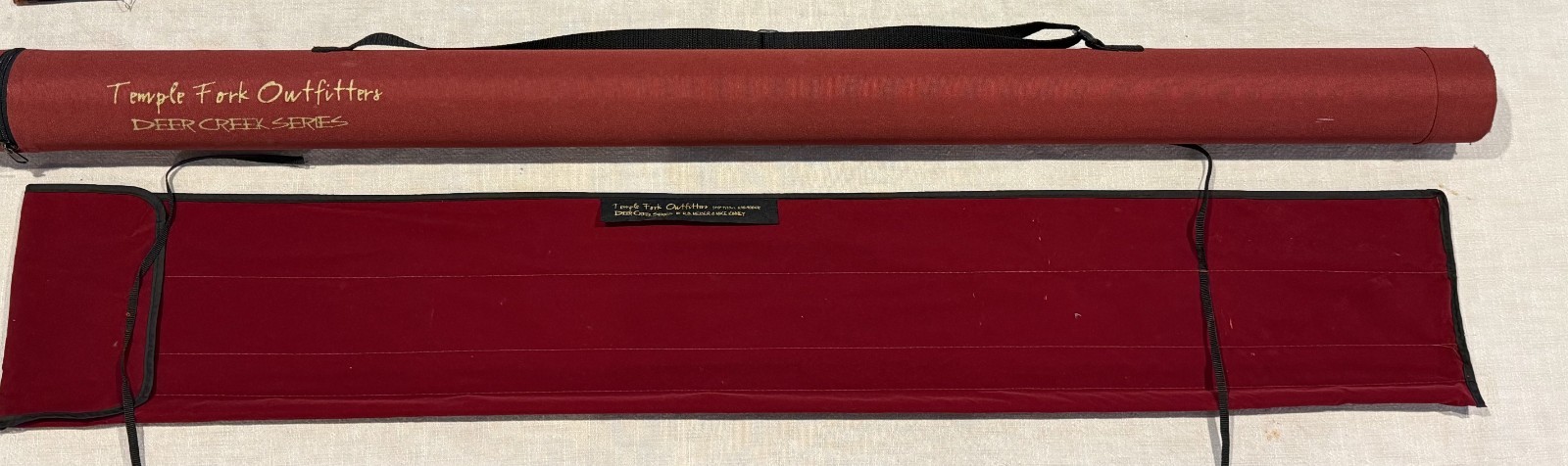 Tfo Fly Rod Deer Creek Series 14′ 0″ 9/10Wt 650-900GR Bag With Case,stain on bag