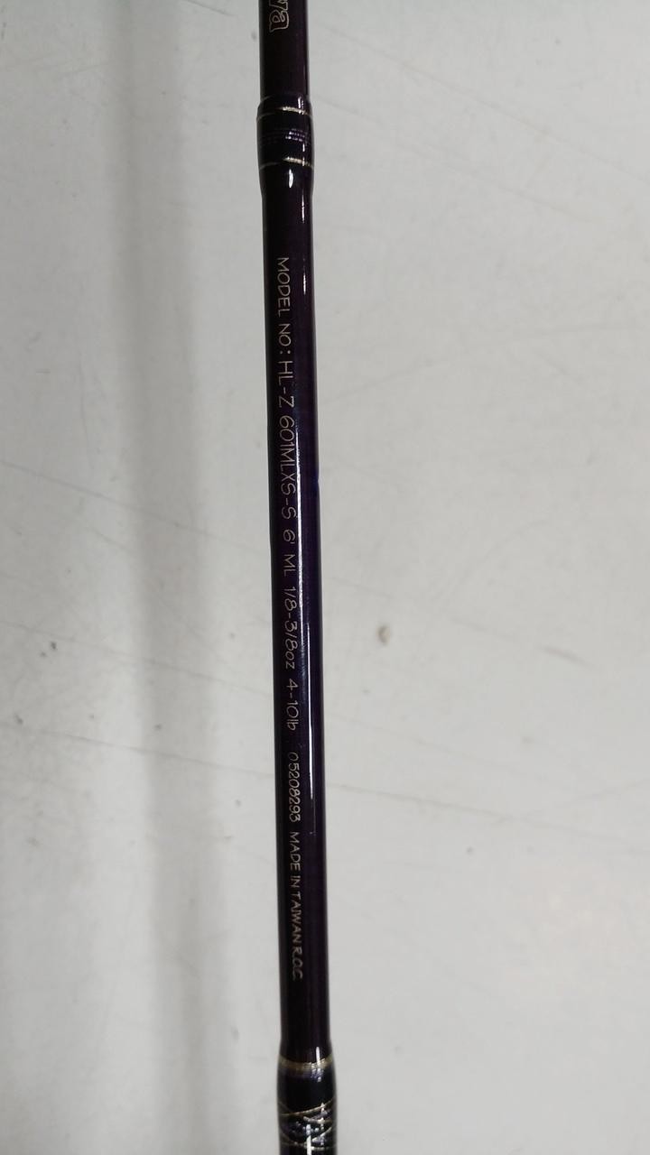 Daiwa HL-Z601MLXS-S Bass Fishing Rod 6ft 130g 4-10lb Line 1/8-3/8oz