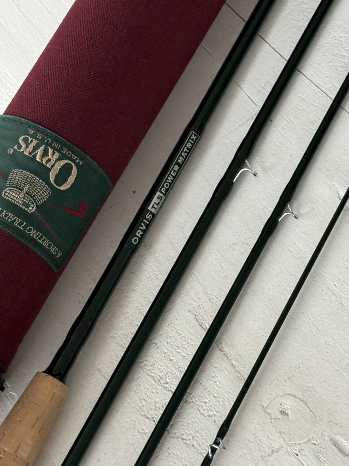**BEAUTIFUL** ORVIS TRIDENT TLS F POWER MATRIX 6wt 9’ft Fly Rod!🔥~EXCELLENT~🔥