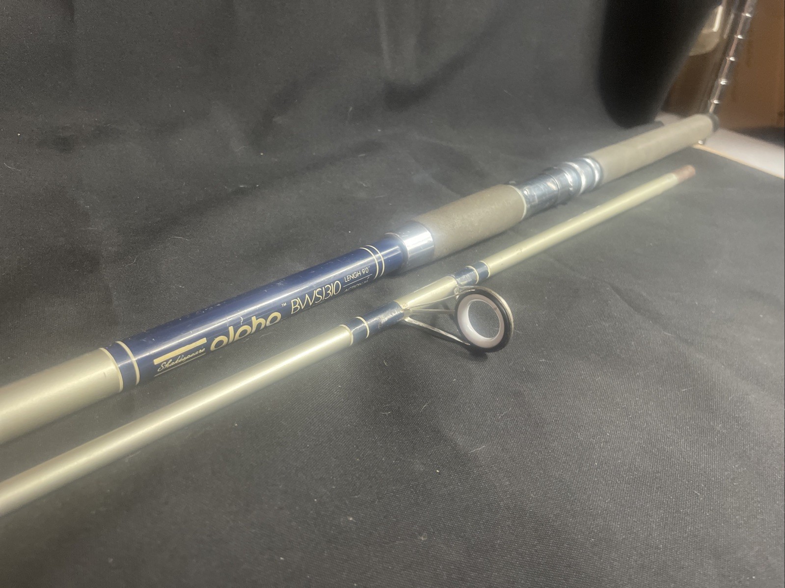 9’ Spinning Rod Medium Action Shakespeare Alpha BWS 1310 2 Piece Fishing Rod