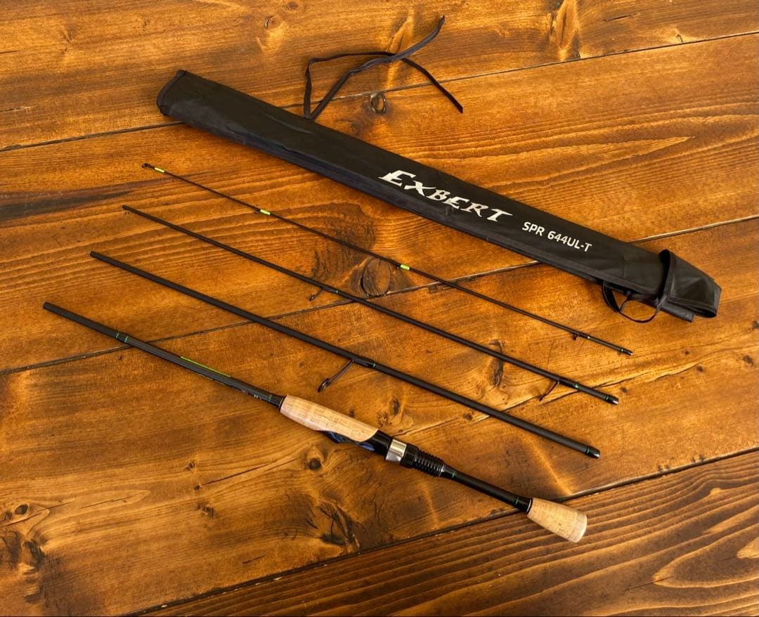 4 Piece Pack Rod 644UL Bass Rod Bass Fishing Ultra Light Carbon Rod