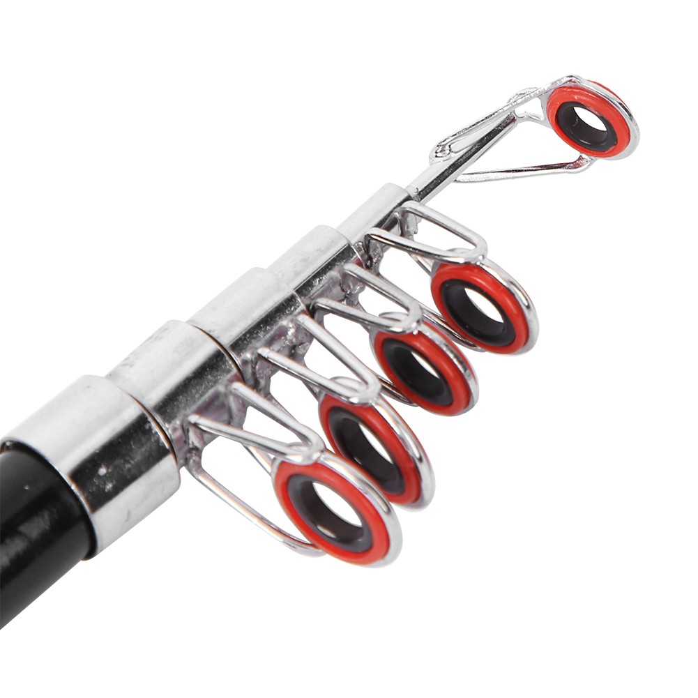 Mini Portable Fishing Rod Ultra-Short Travel Design Lightweight Glass Fiber