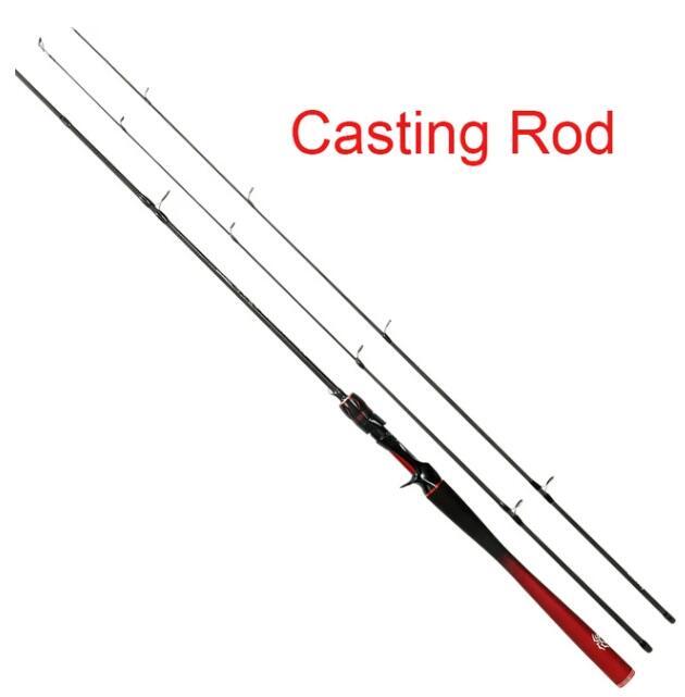 Lure Fishing Rod 1.65m 1.8m Carbon Fiber Spinning/Casting Rod Bait Wt. 4-25g Rod