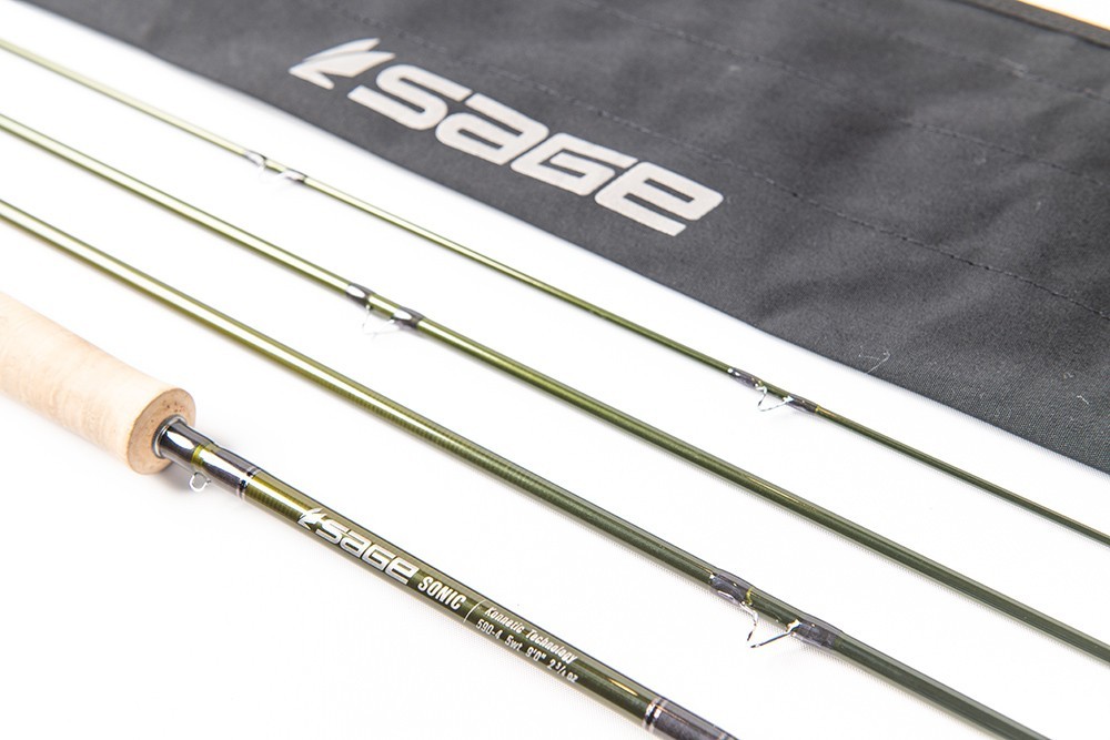Sage Sonic 590-4 Fly Rod – 9’0″ 5wt.4pc New