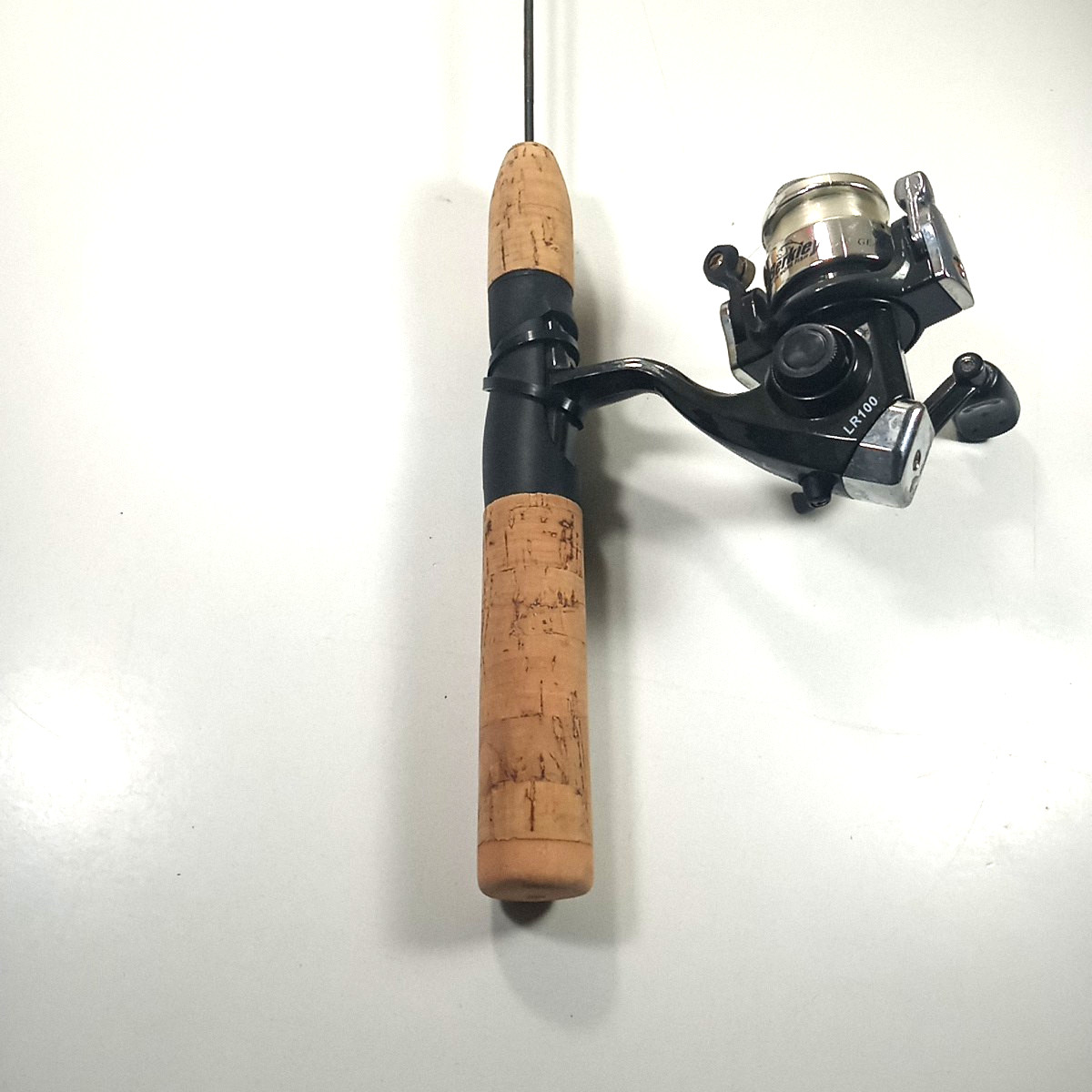 RARE Vtg Berkley LIGHTNING ROD 24″ Ice Fishing Rod LRIS24SUL Reel LR100 Combo