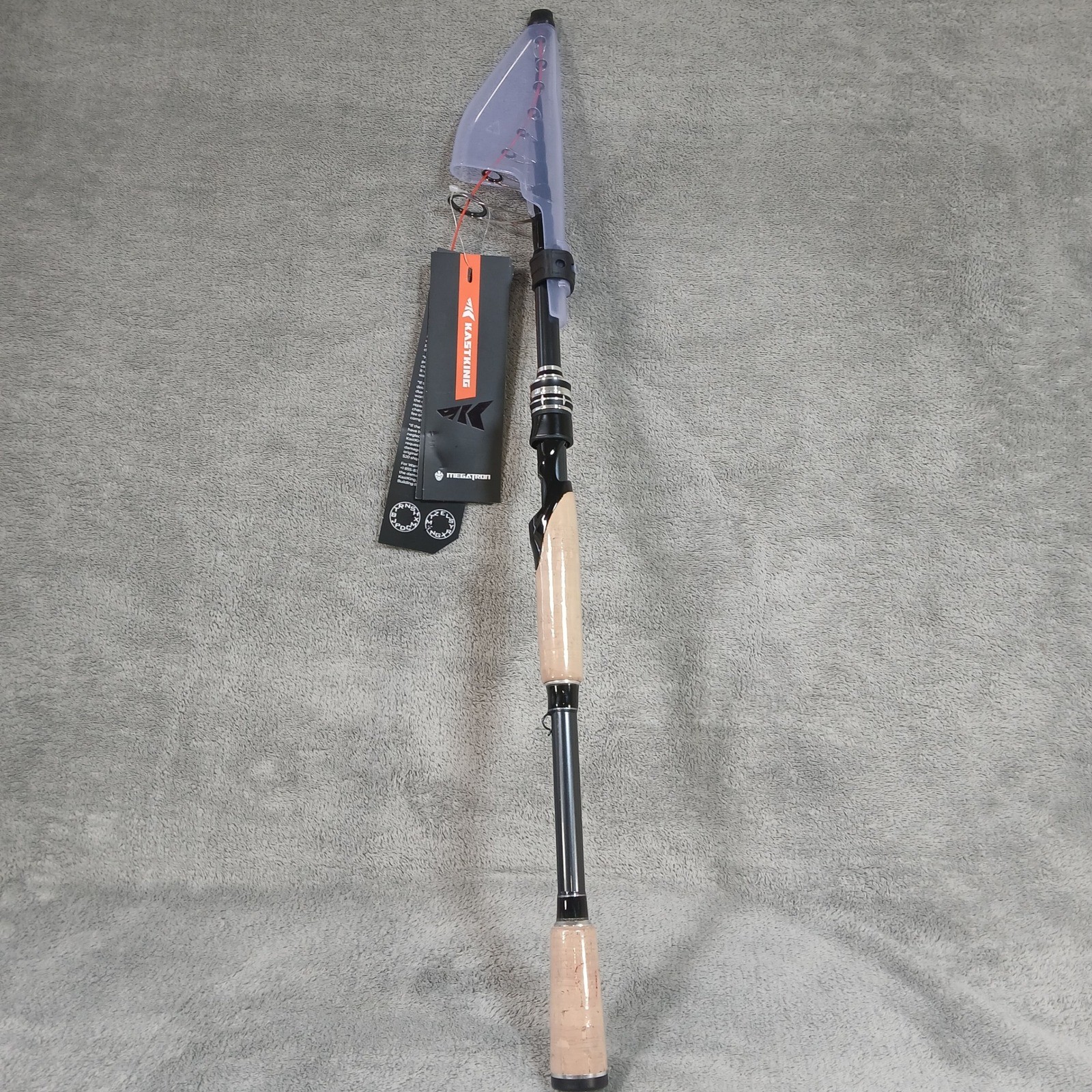 KastKing Megatron Telescopic Spinning Rod 7ft Black Travel Fishing