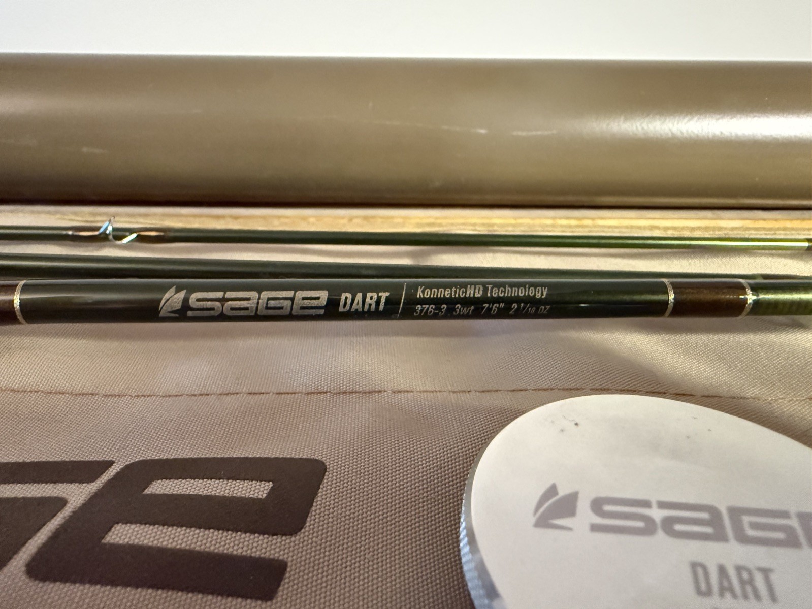 Sage Dart 376-3 Fly Rod 7 Ft 6 In 3 Wt