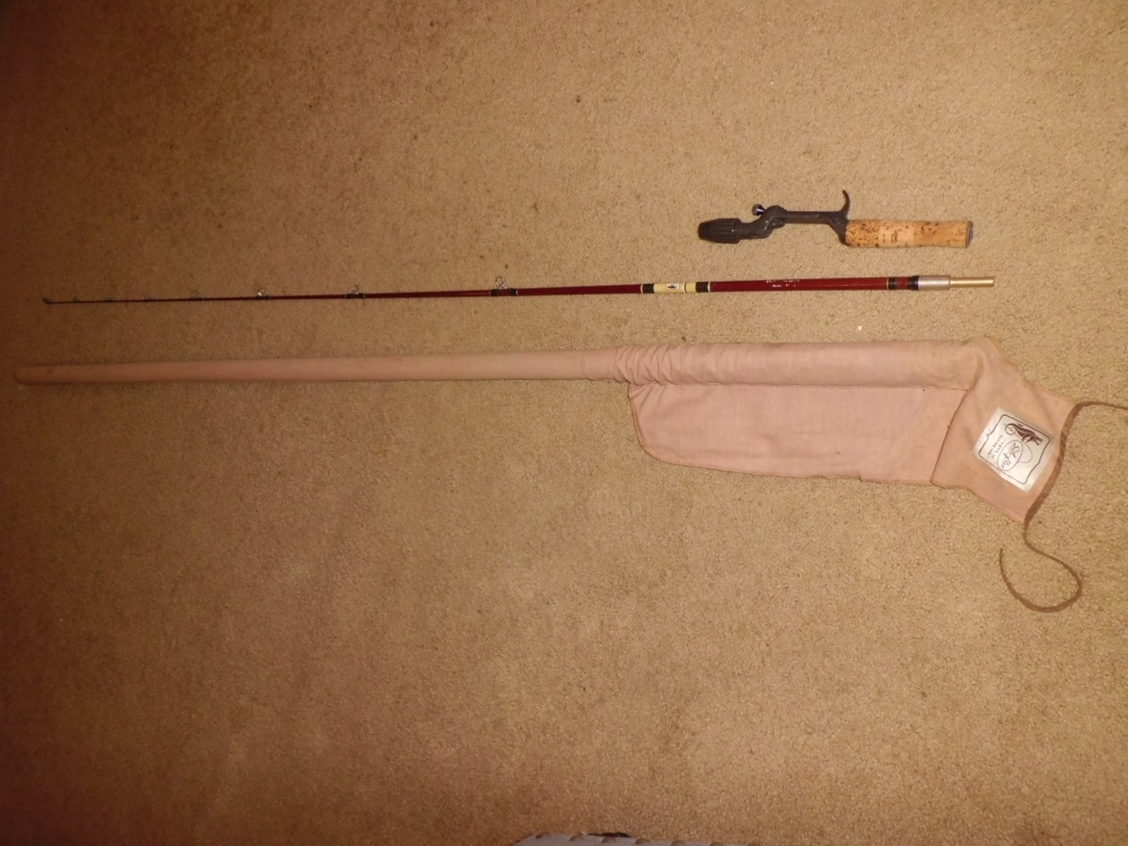 Vintage Silaflex PT110 Baitcasting 6′ Rod made in USA- 12lb test