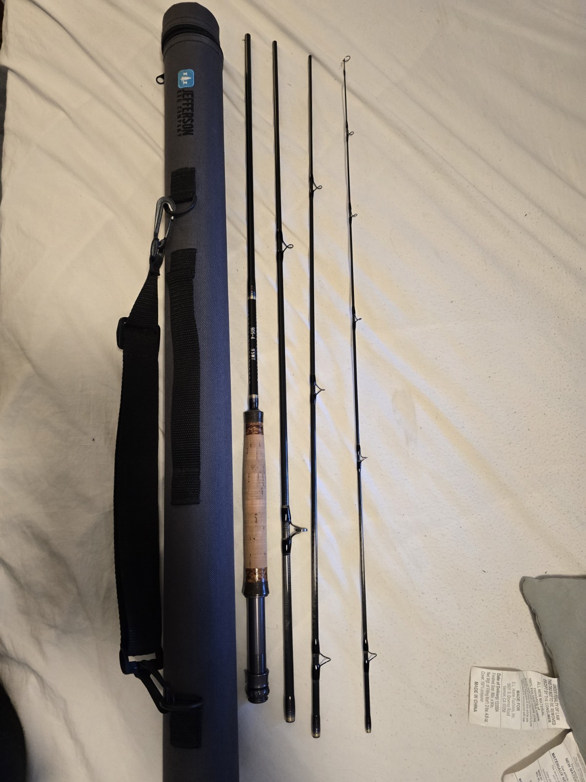 Jefferson Rod Company Travel Fly Rod 9′ #4
