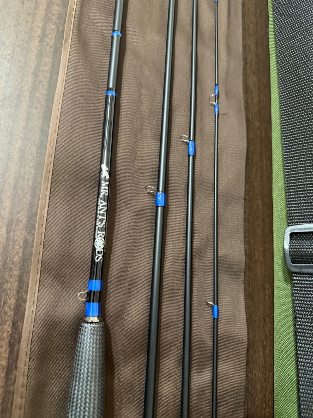 Custom Diamondback 10′ 2 Wt Ideal Nymph Fly Rod- Carbon Grip, REC Recoil Guides