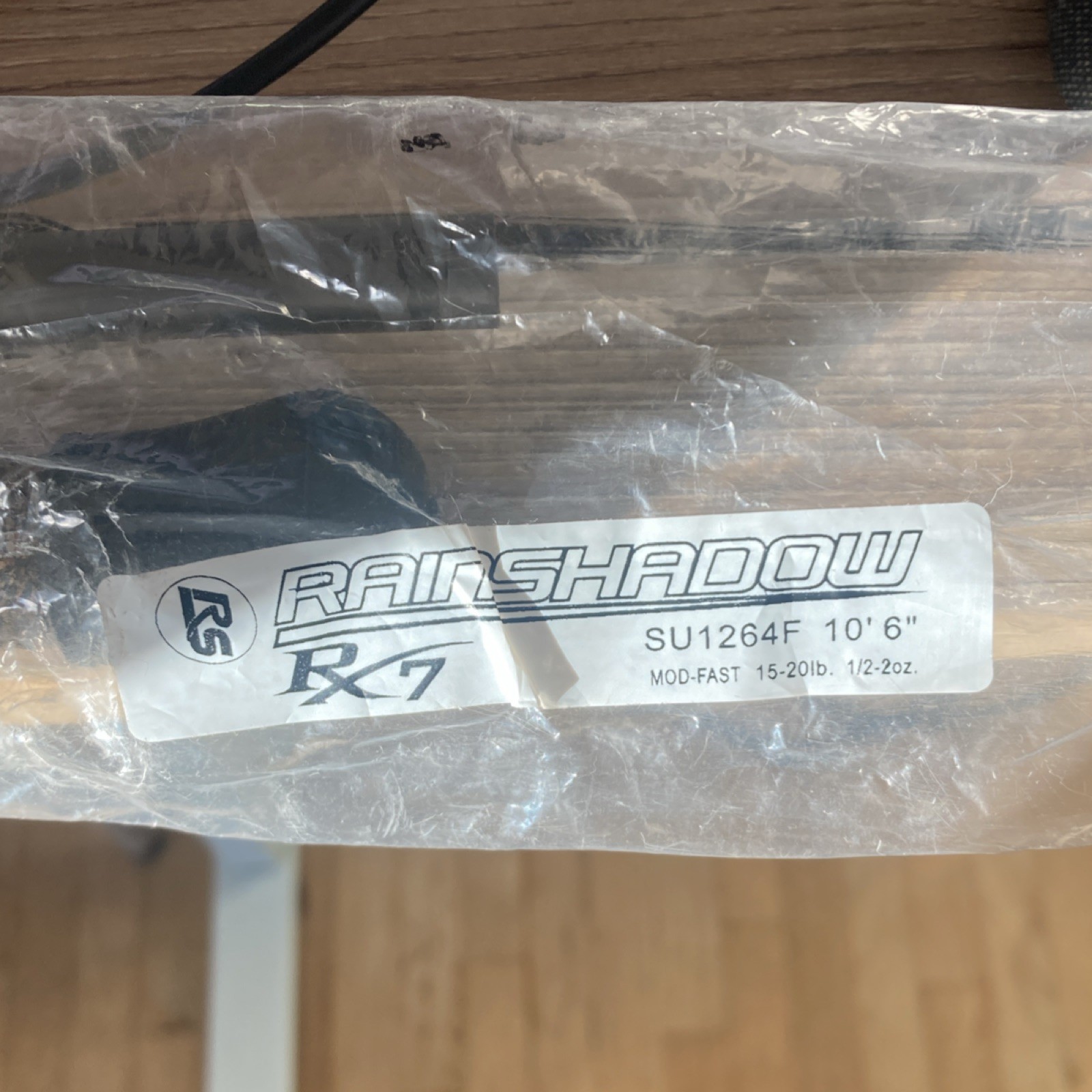 Rainshadow RX7 SU1264F 10’6″ Mod-Fast 15-20lb 1/2-2oz Gray Fishing Rod