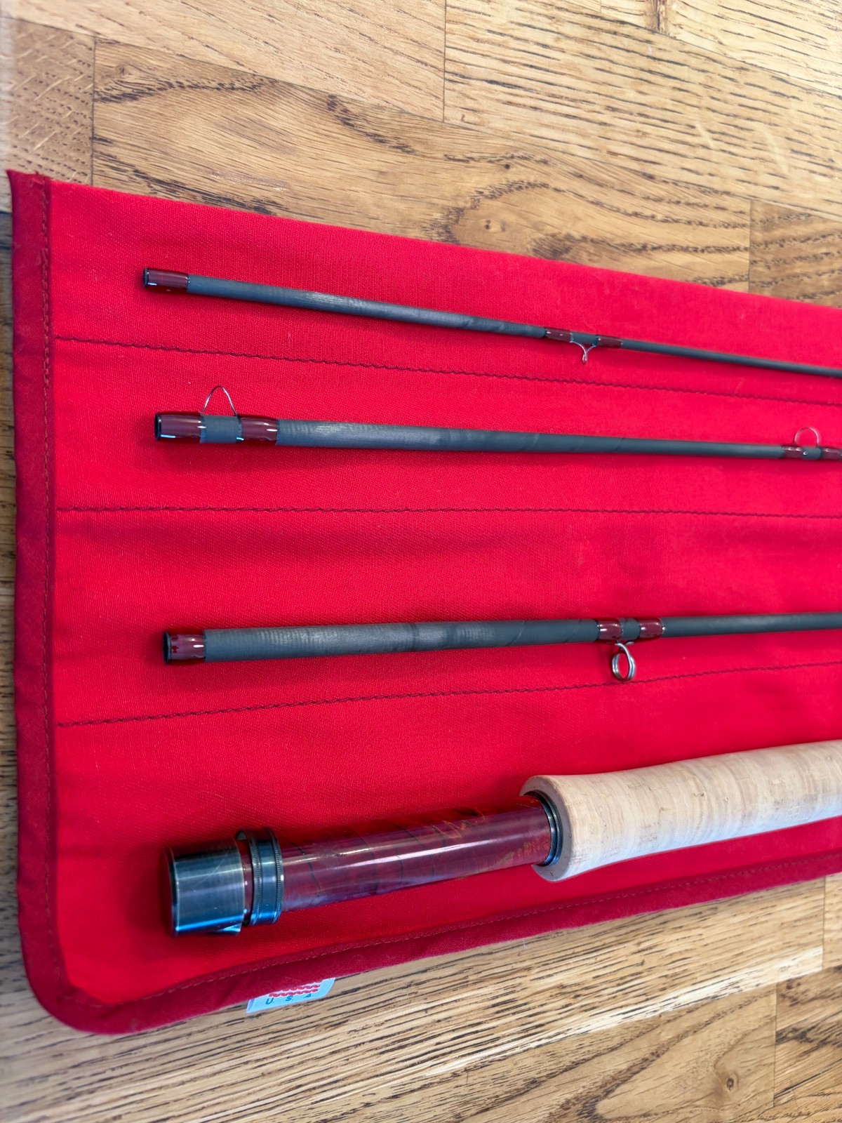 Custom North Fork Composites Classic F803 8′ 3 wt Fly Fishing Rod Recoil Guides
