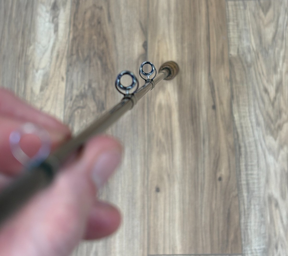 OSLER CUSTOM RODS MADE BY JAY OLSER -ABALONE SHELL INLAY-($849 NEW)