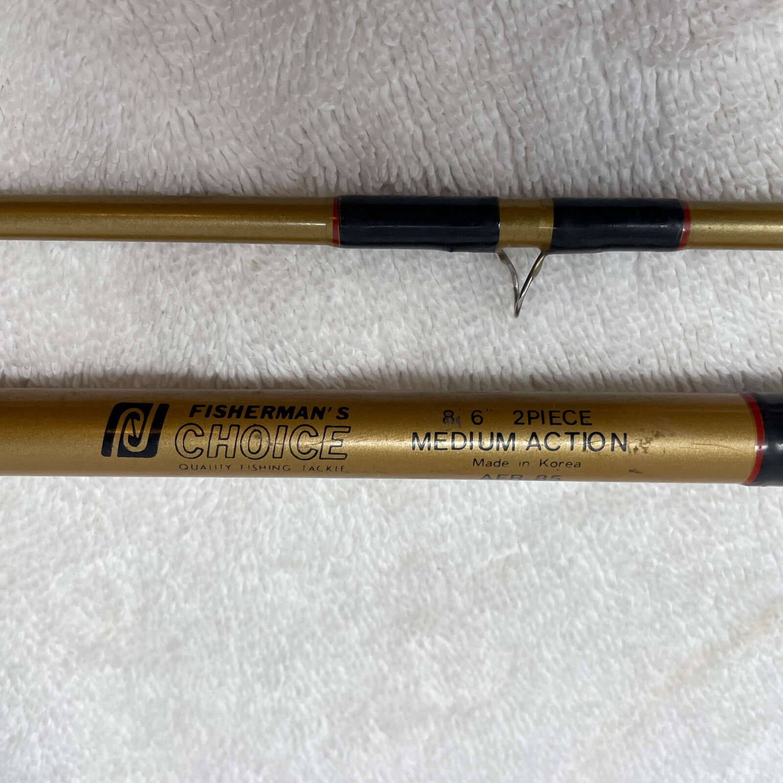 Fishermans Choice Fishing Fly Rod 2 piece 8’6″ AFR-85 Vintage Korea.