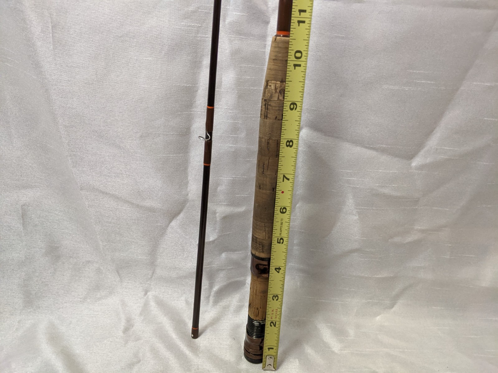 VINTAGE KUNNAN ADVANCED GRAPHITE COMPOSITE 2 PC SPINNING ROD w/ CADDY