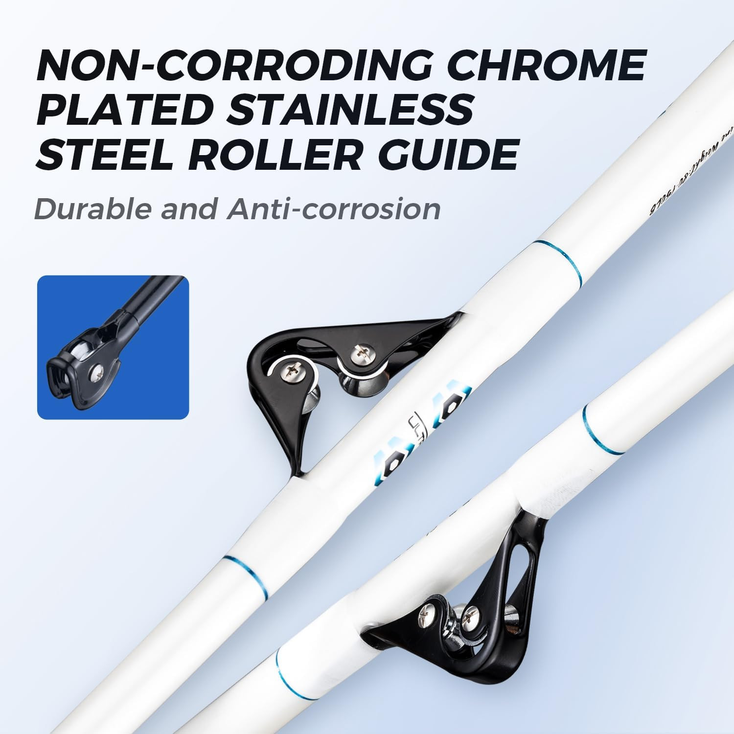 Trolling Rod Saltwater Offshore Heavy Roller Rod Bent Butt Trolling Rod Big Game