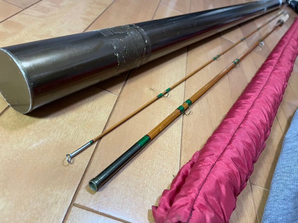 Pezon et Michel Ritz Super Parabolic PPP Fario Club 8’5 #6 Bamboo FlyFishing Rod