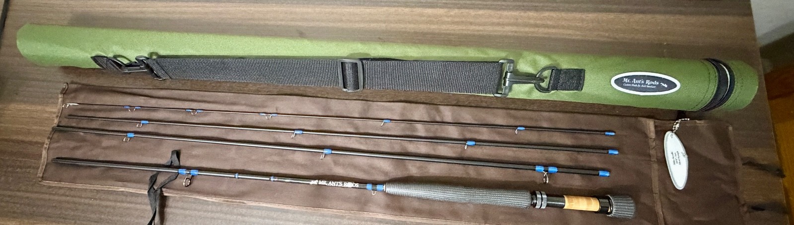 Custom Diamondback 10′ 2 Wt Ideal Nymph Fly Rod- Carbon Grip, REC Recoil Guides