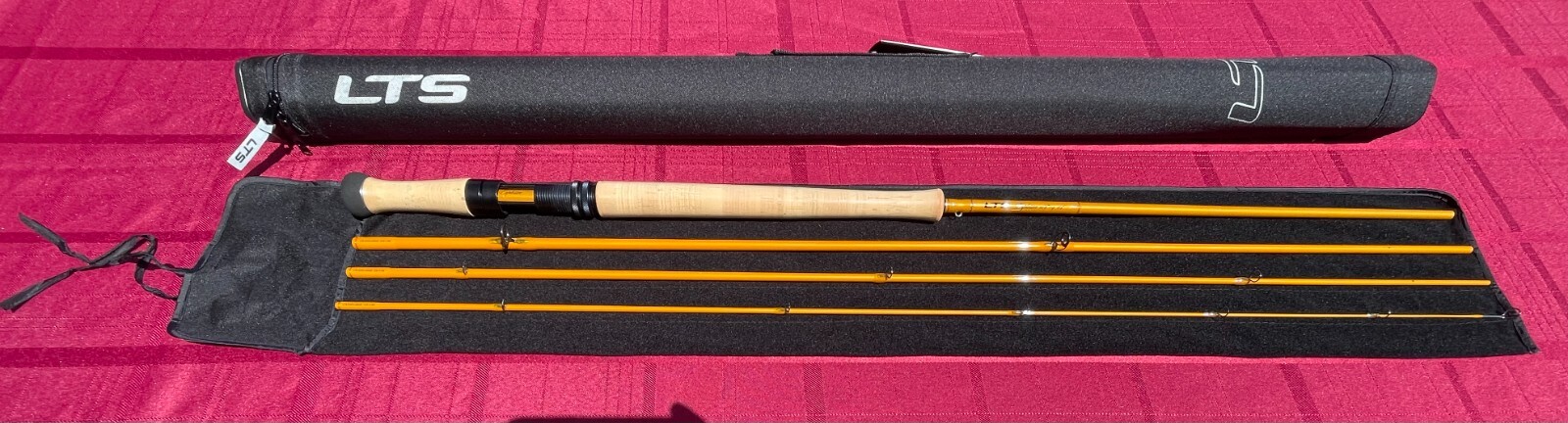 LTS Explosive 12ft6 8wt spey rod 4pc w/sleeve & tube, high modulus graphite,NEW