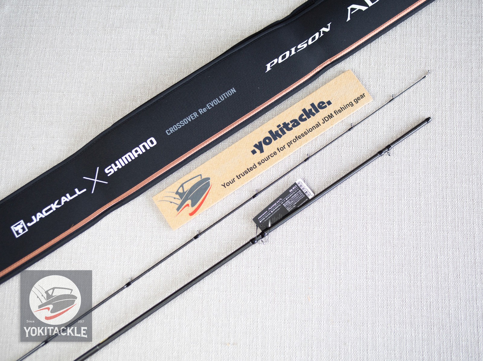 Shimano JACKALL 24 Poison Adrena 164L-BFS/2 Baitcasting rod Shipping from JAPAN