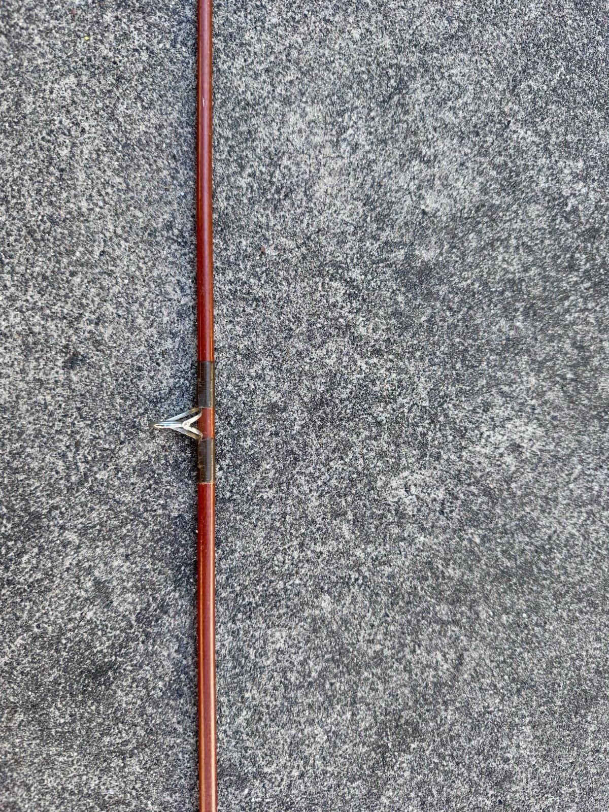 Vintage Wright & McGill Northwest Special “Tobacco fiberglass 8 1/2’ 2pc Rod