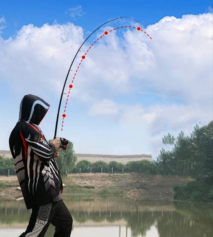 Telescopic Fishing Rod Carp Carbon Fiber Rod Spinning Casting Fast Action Pole