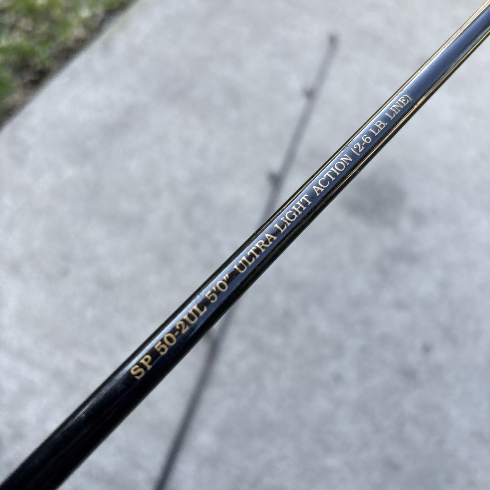Shakespeare SP 50-2UL 5’ 2-Piece Fishing Spinning Rod Ultra Light Action 2-6lb