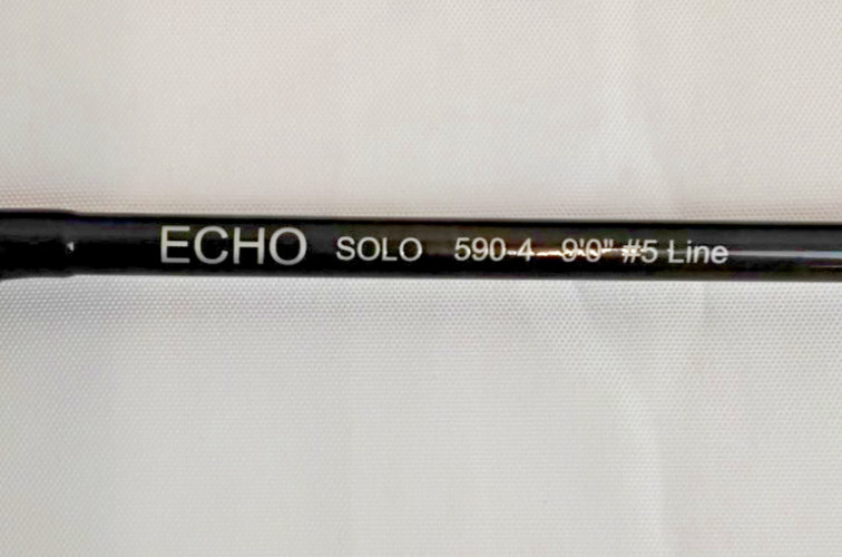 Echo Solo Fly Fishing Rod 9′ 4pc #5 Line w/ Case #J4760