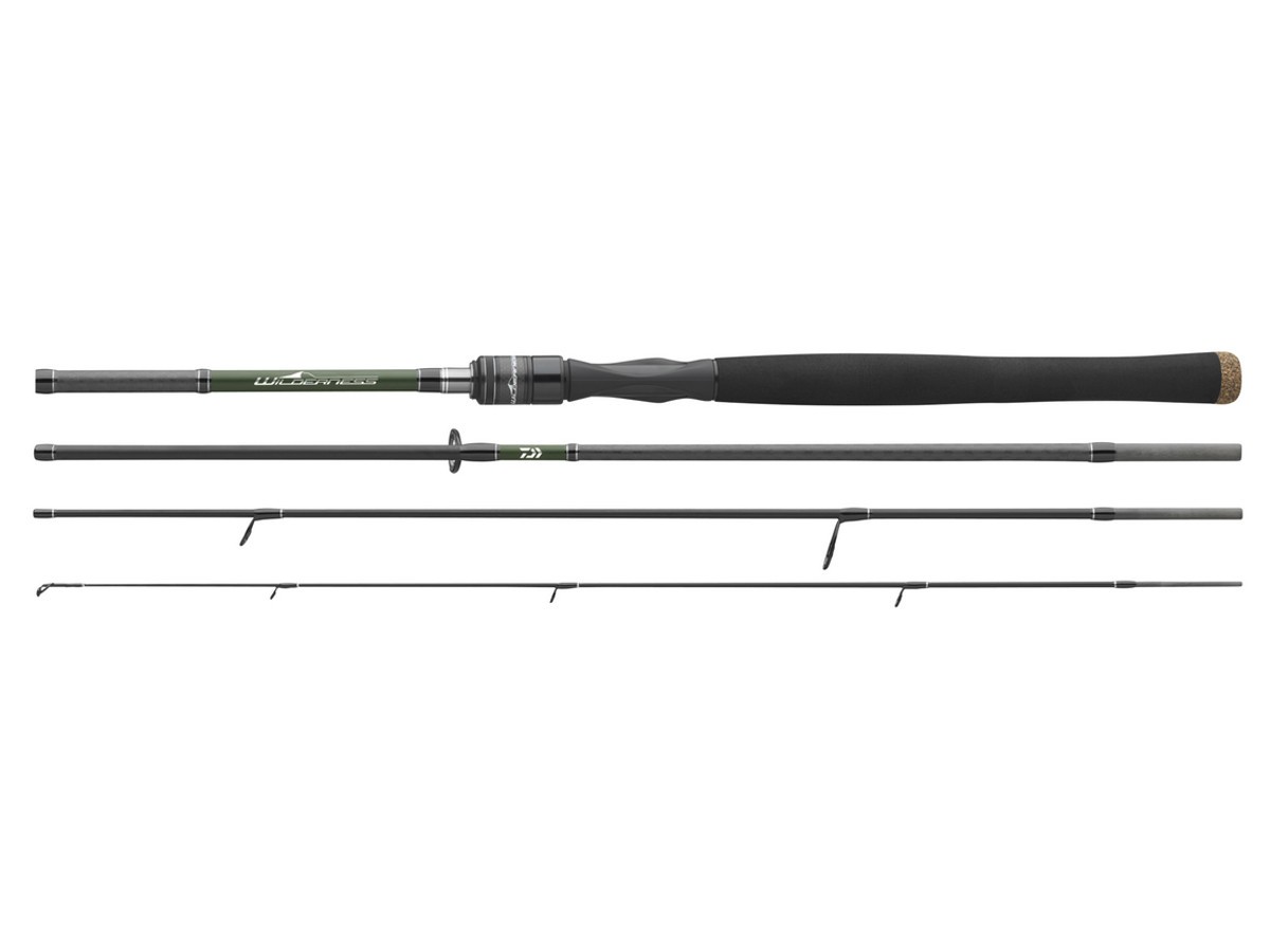 NEW 2026 Daiwa Wilderness Travel 2.05m 2-10g 4-section Spinning Rod Pike Perch