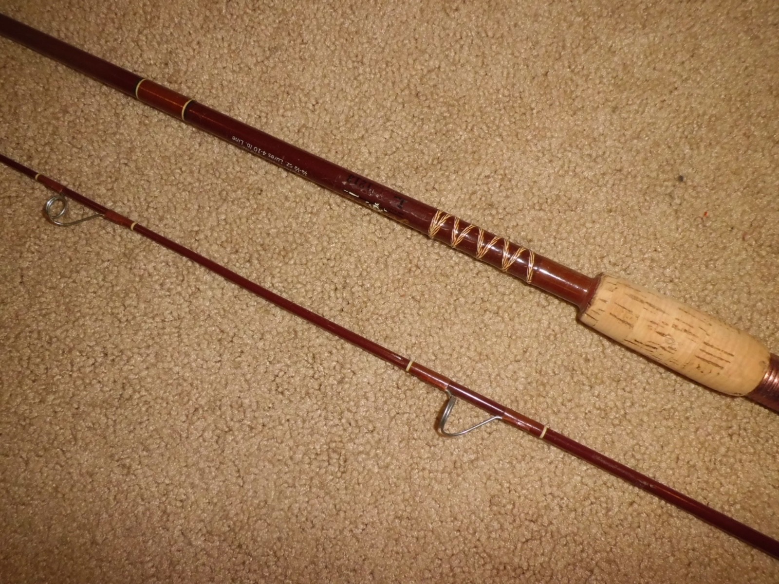 Vintage FENWICK FS70 Spinning 7′ Rod made in USA- 4-10 lb test