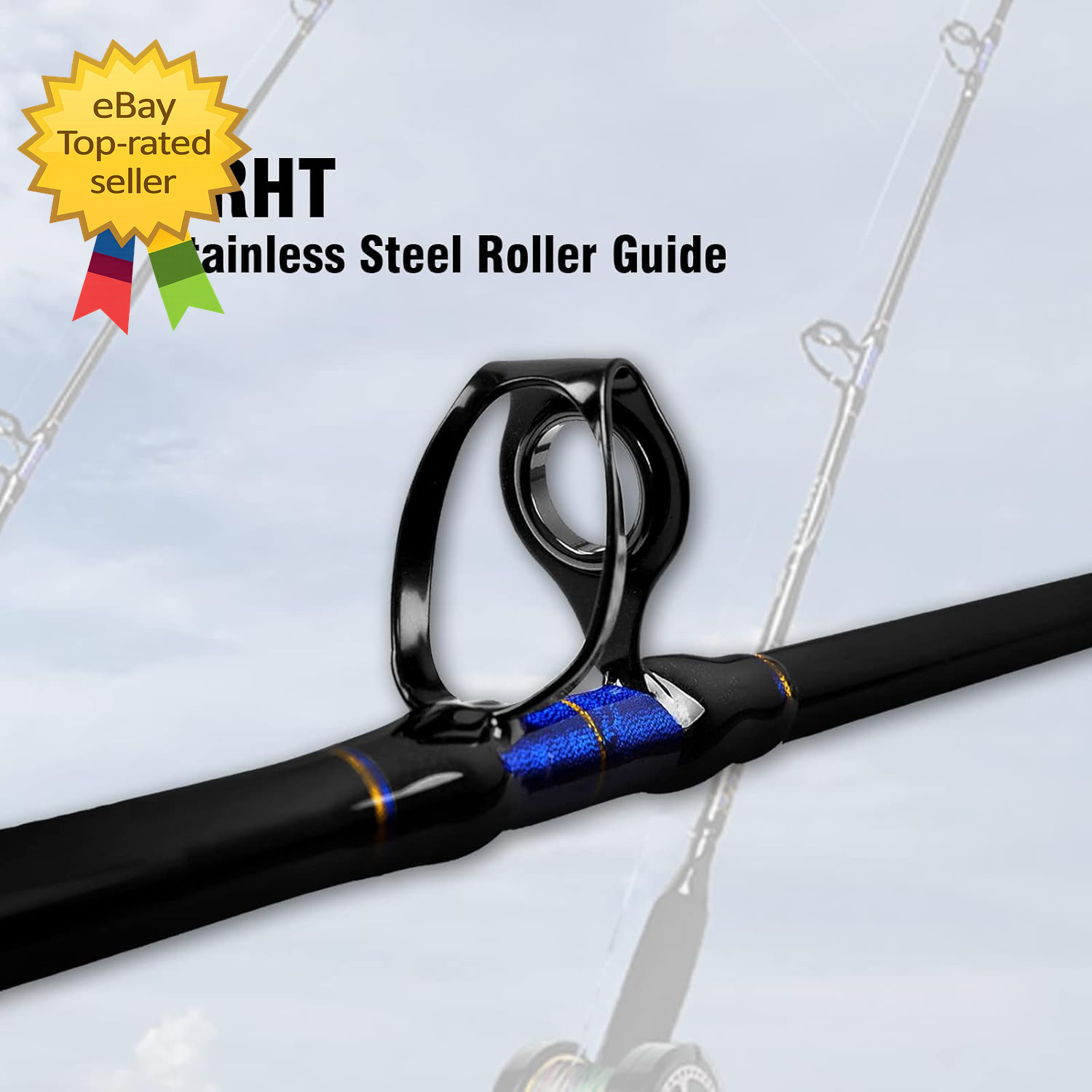 6Ft Saltwater Offshore Graphite Spinning Fishing Rod 30 50Lb Heavy Duty Rod