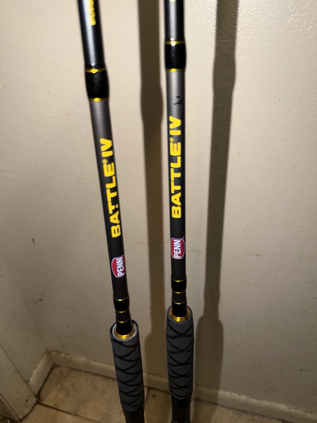 PENN BATTLE IV SPINNING RODS 8′ BTLIV1225S802MH 12-25 LB MONO 20-40 BRAID PAIR