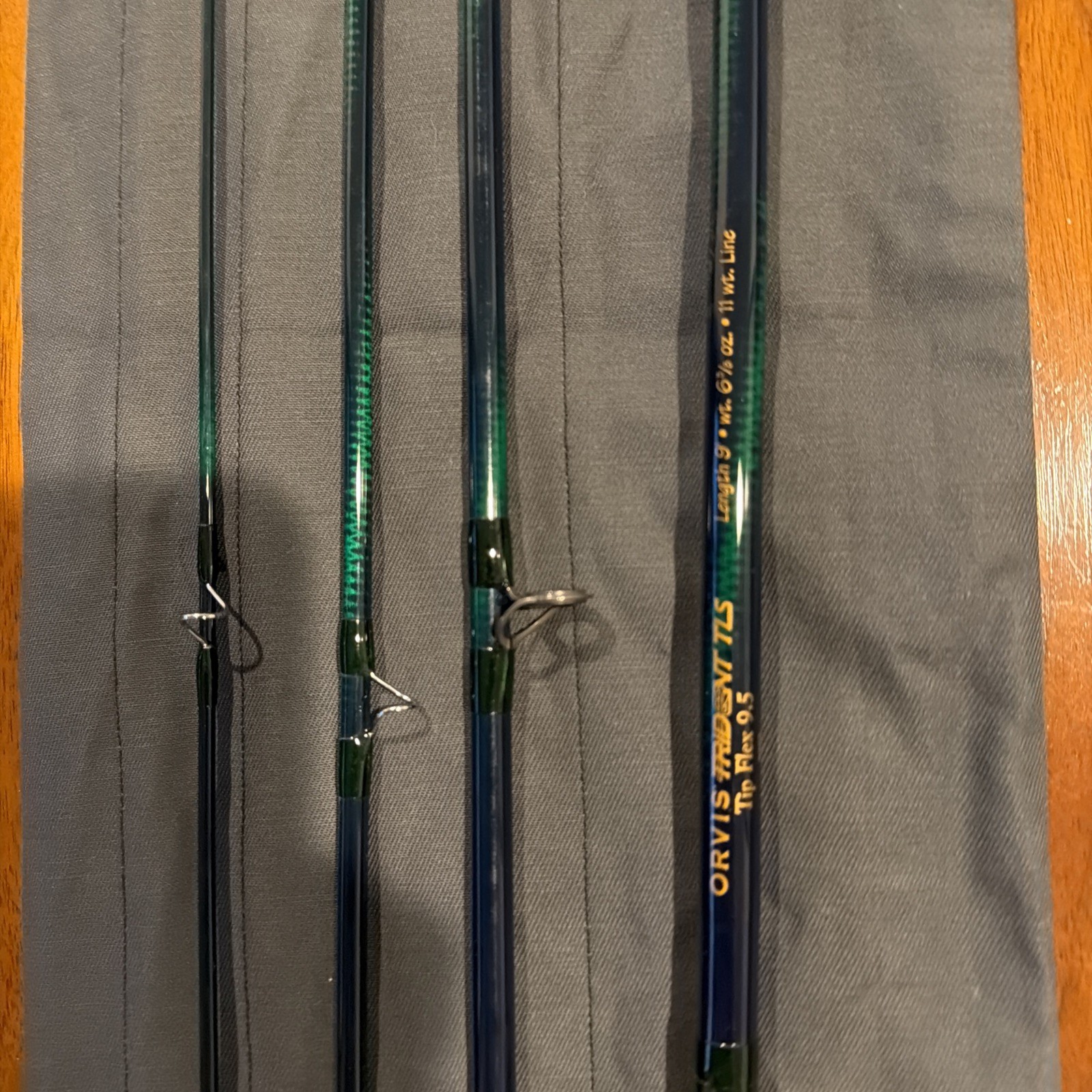 Orvis NEW/Collector grade Trident TLS 11 wt tipflex Fly Rod 4pc Rod Tube,sock
