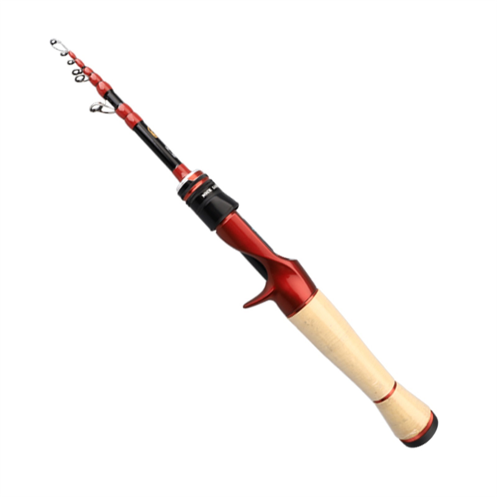 PURELURE Telescopic 1.53m/1.75m Travel Portable Lightweight Fishing Rod