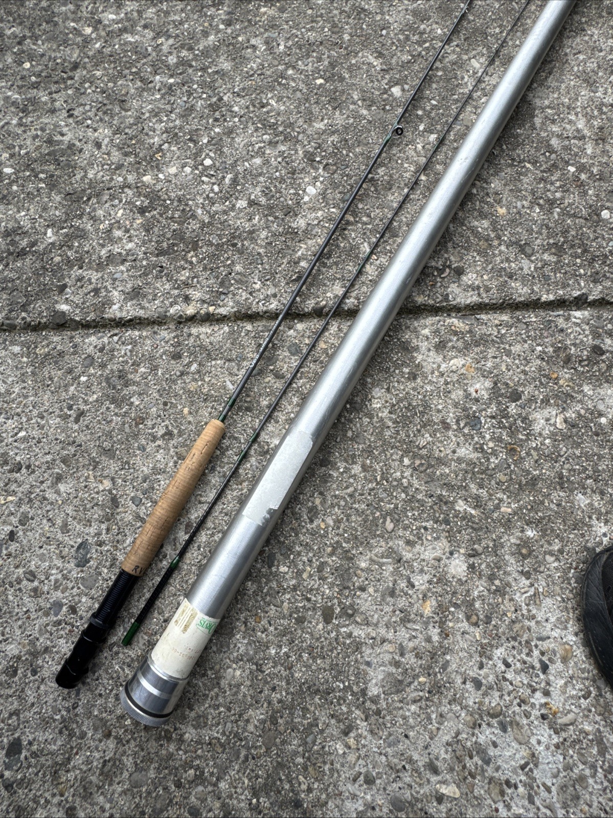 Orvis Graphite 7’9″ 5wt Fly Rod 2pc Early 1980s Superfine Era Trout Rod w/ Tube