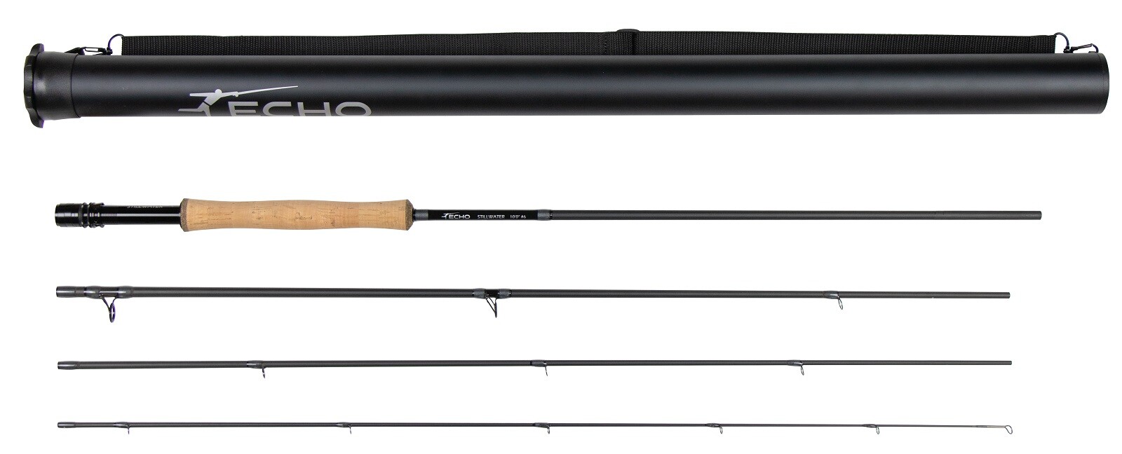 Echo Stillwater 6106-4 Fly Rod, 10’6″ 6wt 4pc – NEW