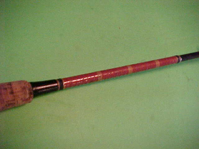 VINTAGE 6 FOOT 8 INCH 15 TO 30 POUND CLASS CONVENTIONAL FISHING ROD @ L@@K @
