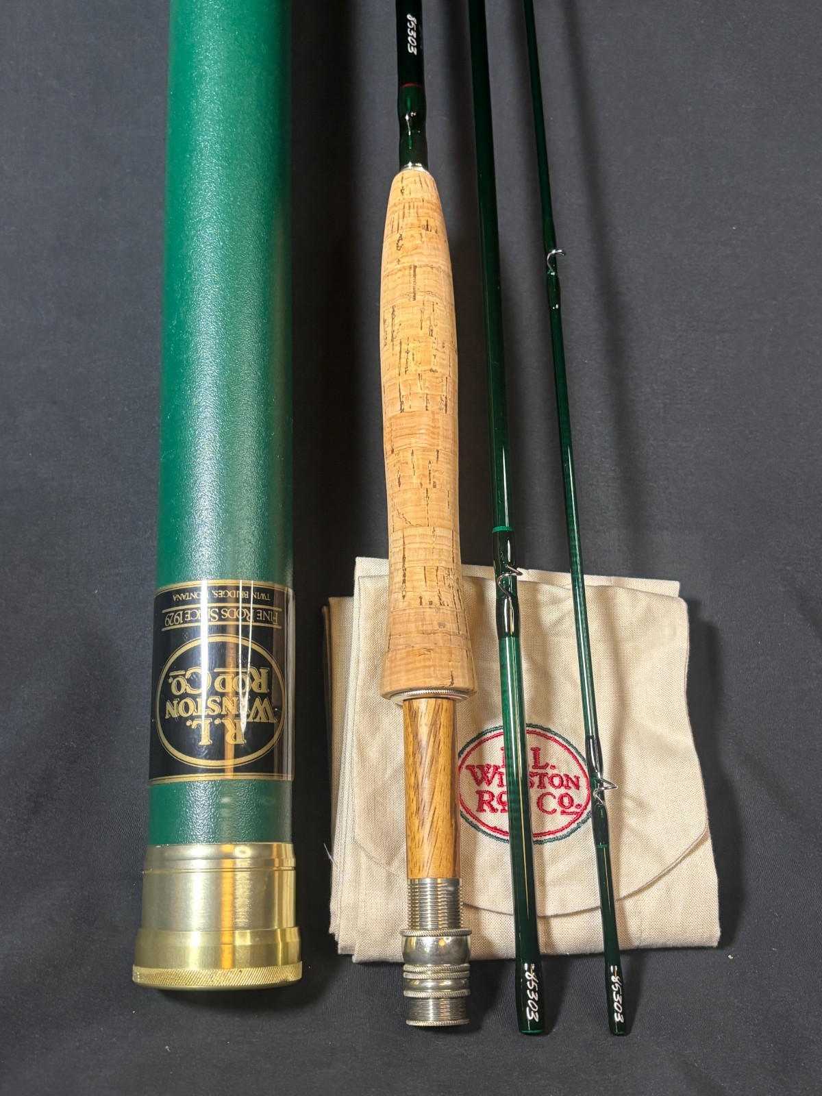 R.L.Winston WT 9ft 5wt 3pc fly rod Vintage Excellent Cond /Serial No.85303