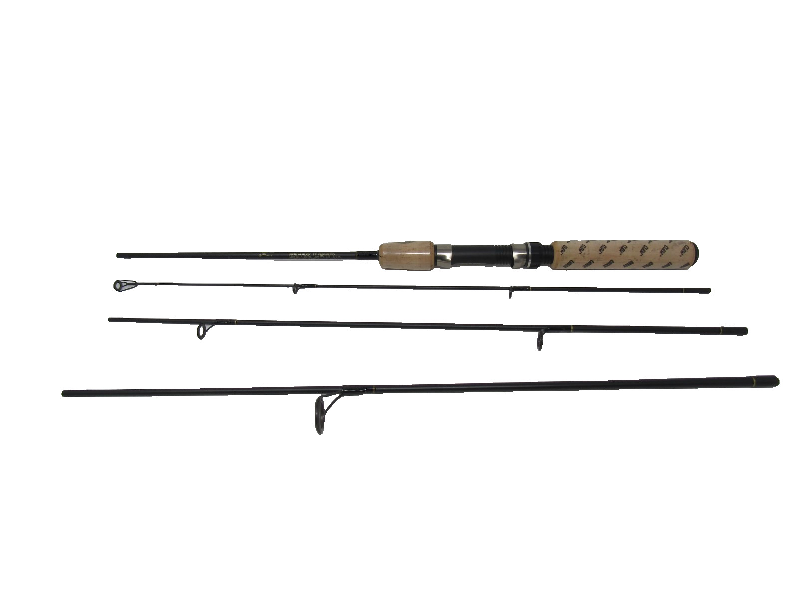 Trail Master III Travel Pack Fishing Rod ZLIII200 6′ 6″ Eagle Claw Spinning 4 Pc