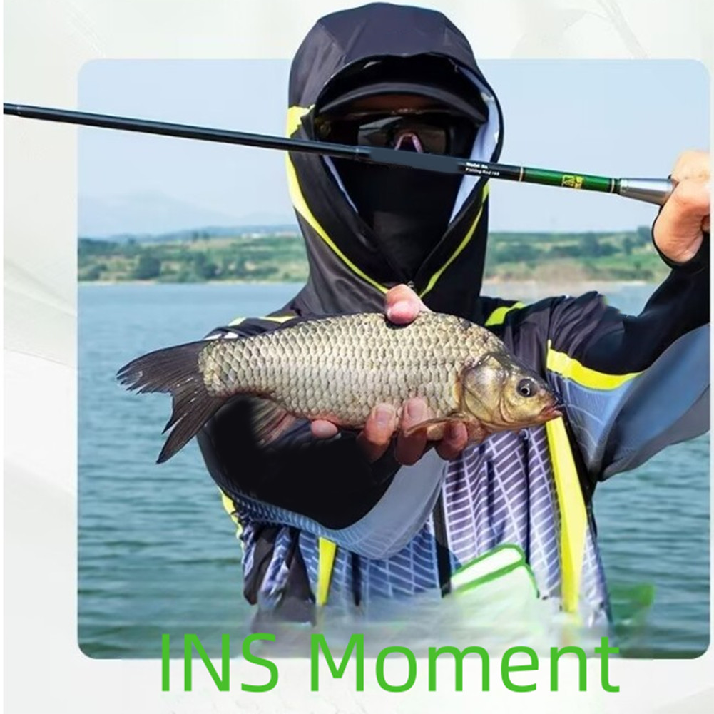 Ultralight Stream Fishing Rod Carbon Fiber Portable with Palm Fit Handle