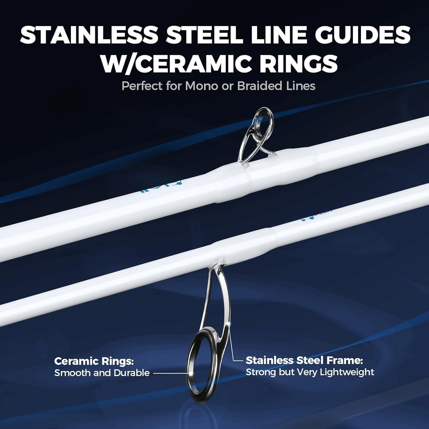 Centron Lite Twin Tip Rods, IM6 Graphite Blanks, Twin Tip Rods, Stainless Ste…
