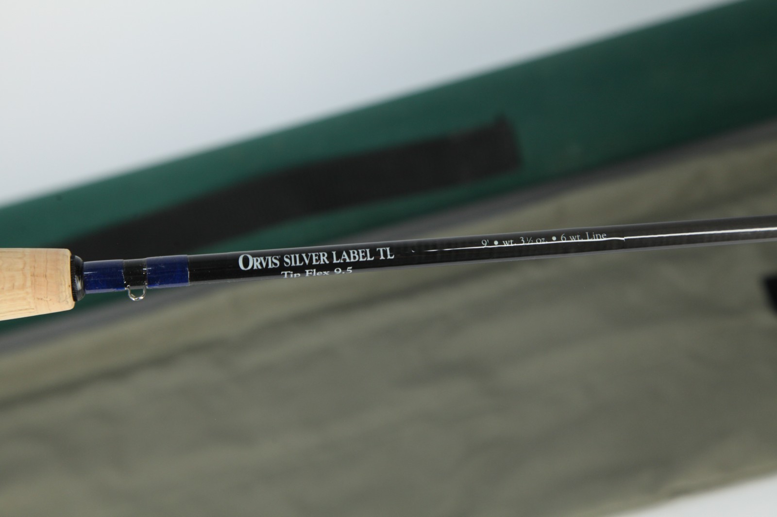 Orvis Silver Label TL Fly Rod 9′ 6wt 4pc Tip Flex 9.5 w/ Tube & Sock Made USA