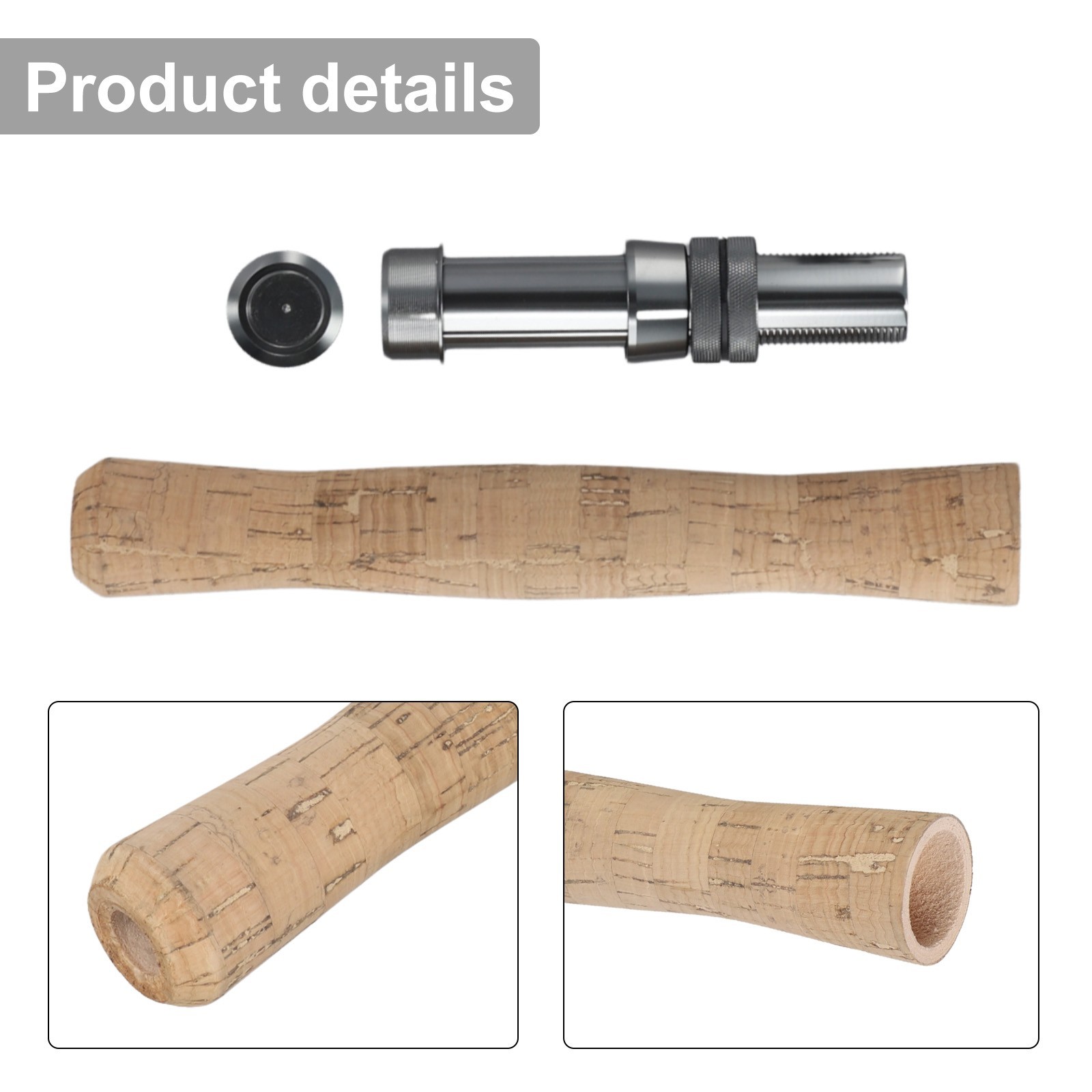 Cork Grip and Reel Seat Kit Perfect for Customizing Your Fly Fishing Rod